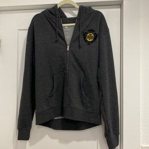 Hollywood tower hotel zip-up jacket